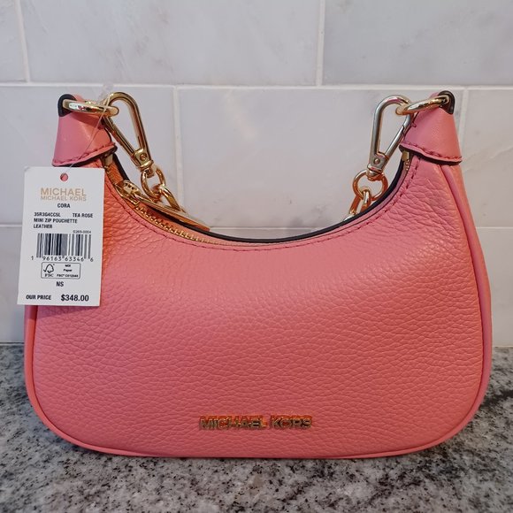 New With Tags! Michael Kors Mini Zip Pouchette! - Picture 1 of 5